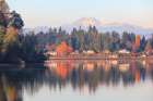 Bremerton, Washington State, Usa. Olympic Mountains, Brothers Mountains and Puget Sound. Art Print